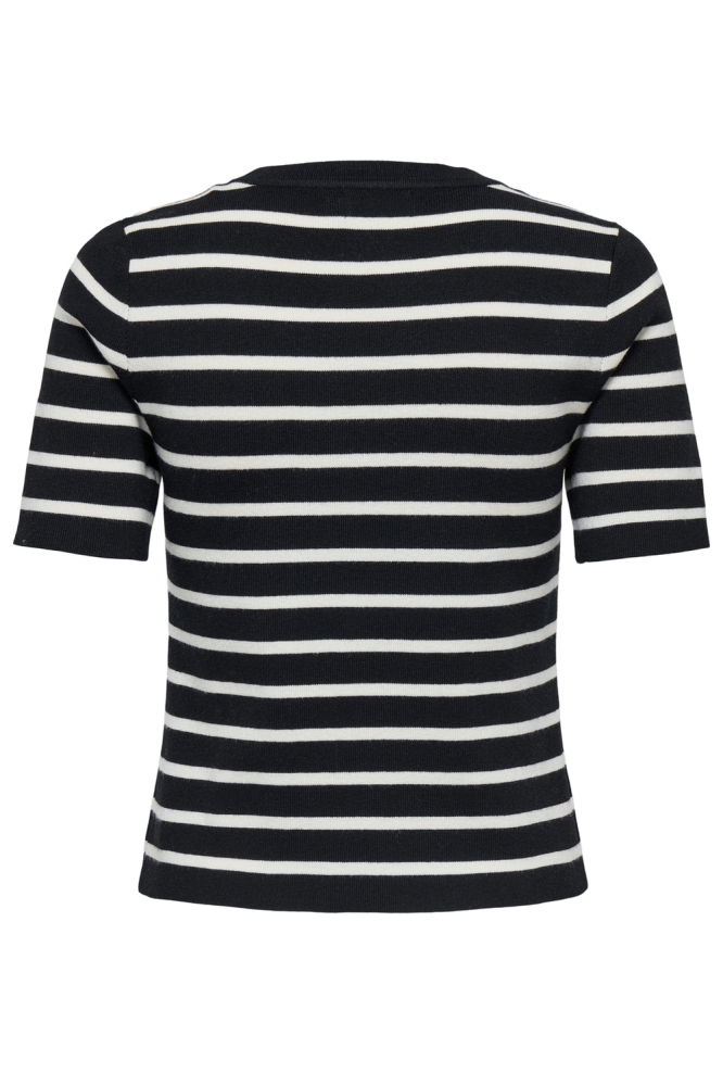 ONLFIE 2/4 PULLOVER CC KNT 15344307 Black/Cloud Dancer